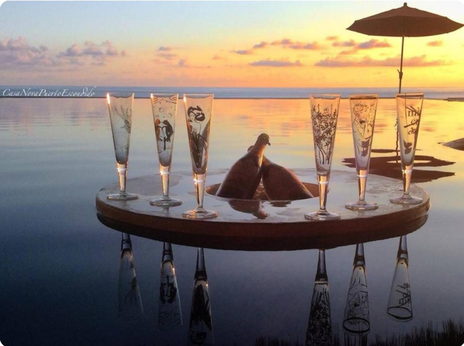 Casa Nova, Infinity Pool, Ocean View, Private Beach Acces, Starlink Puerto Escondido  Exteriör bild